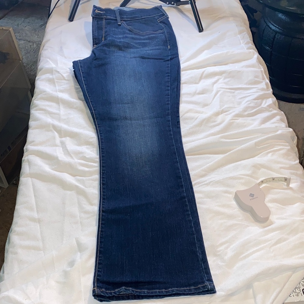 Old Navy Dark Blue Flare Jeans